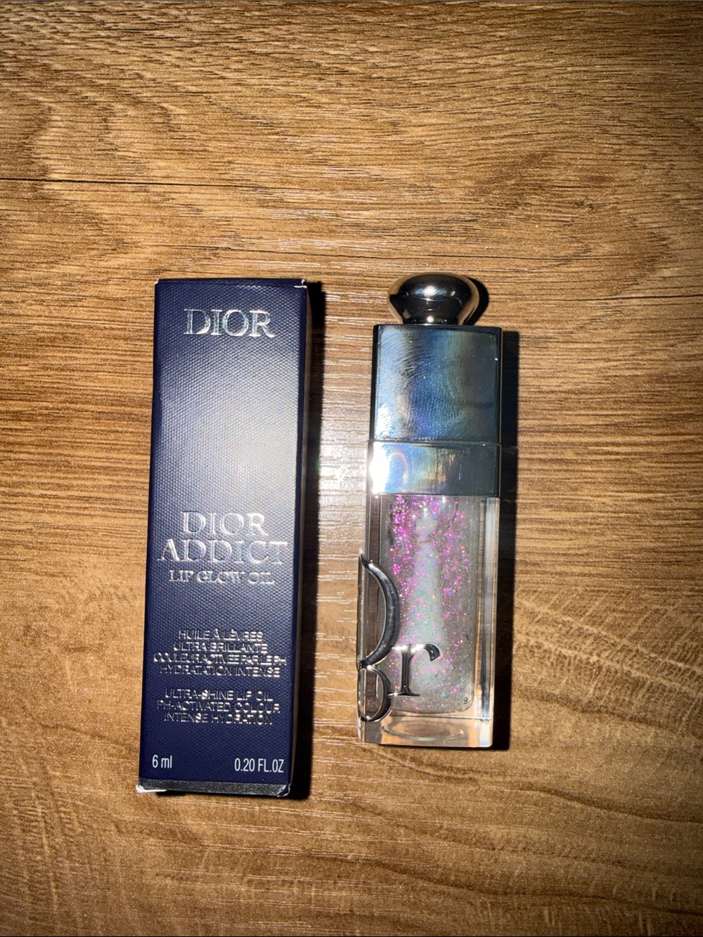 Dior Addict Lip Glow Oil — Iridescent Pink Glitter